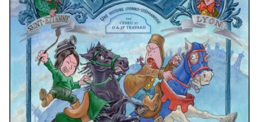couverture du numéro 124 des rues de Lyon : le derby lyon saint-etienne en BD
